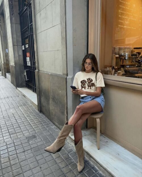 Glam Pups T-shirt Yellow