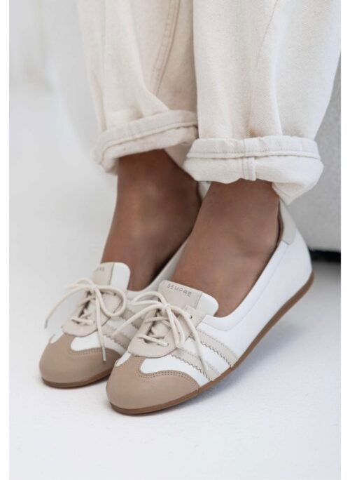 SEMPRE ballet flats Vanilla Beige