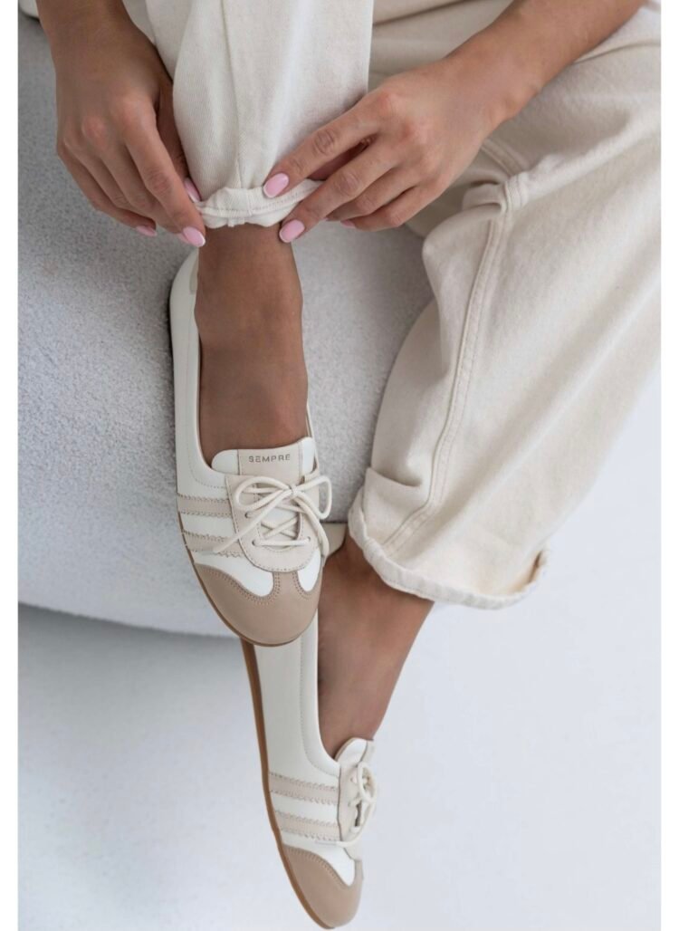 SEMPRE ballet flats Vanilla Beige - Image 5