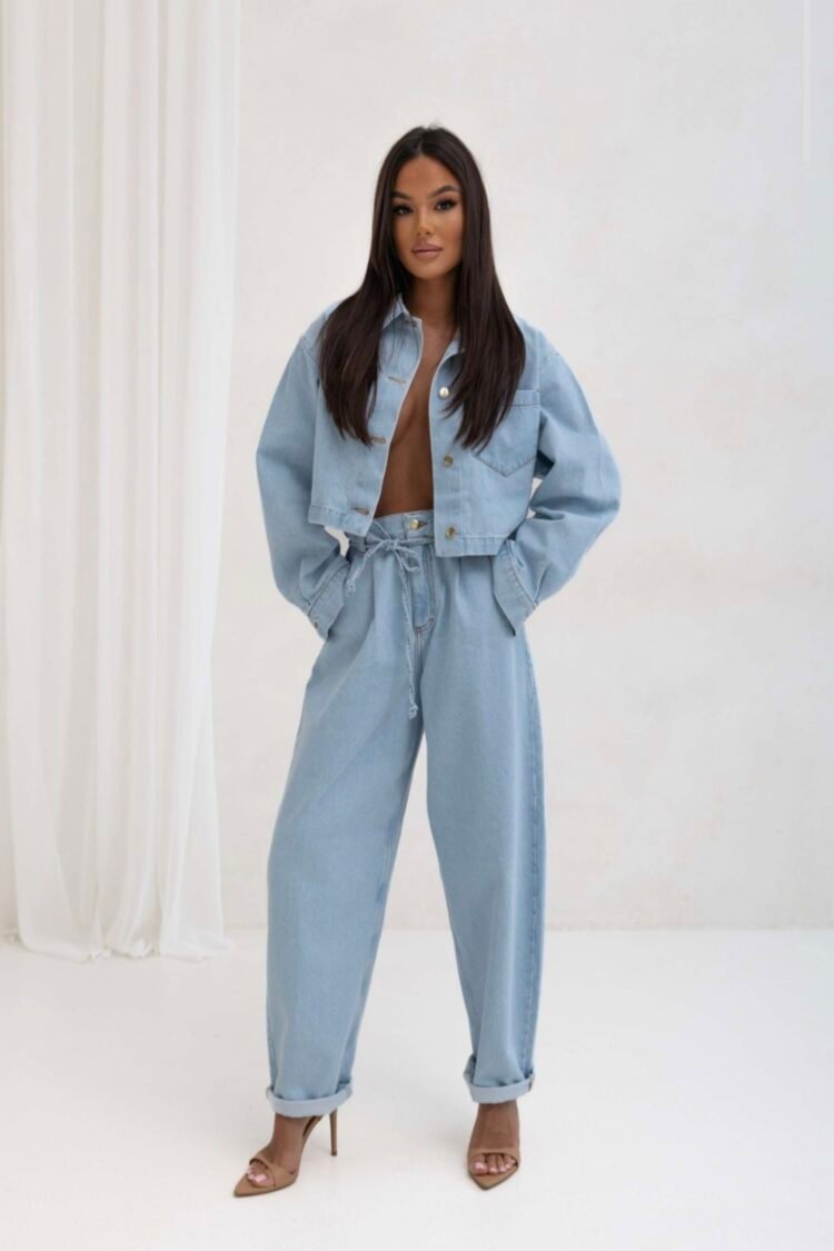 JEANS NICOLE shirt Light Blue - Image 3