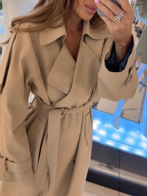 EMO Coat Beige - Image 5