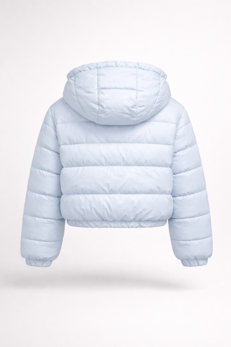Puffer Jacket Light Blue - Image 3