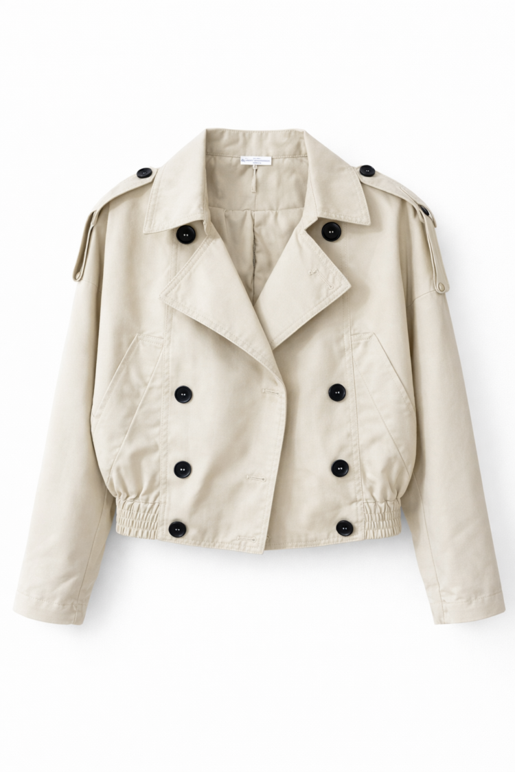 Trench Jacket Beige - Image 3