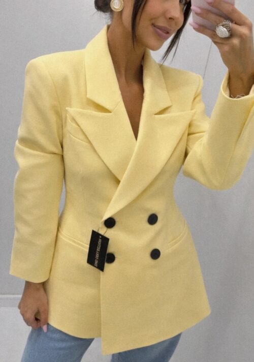 EMO Women's Blazer Yellow