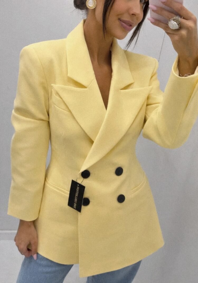 EMO Women's Blazer Yellow