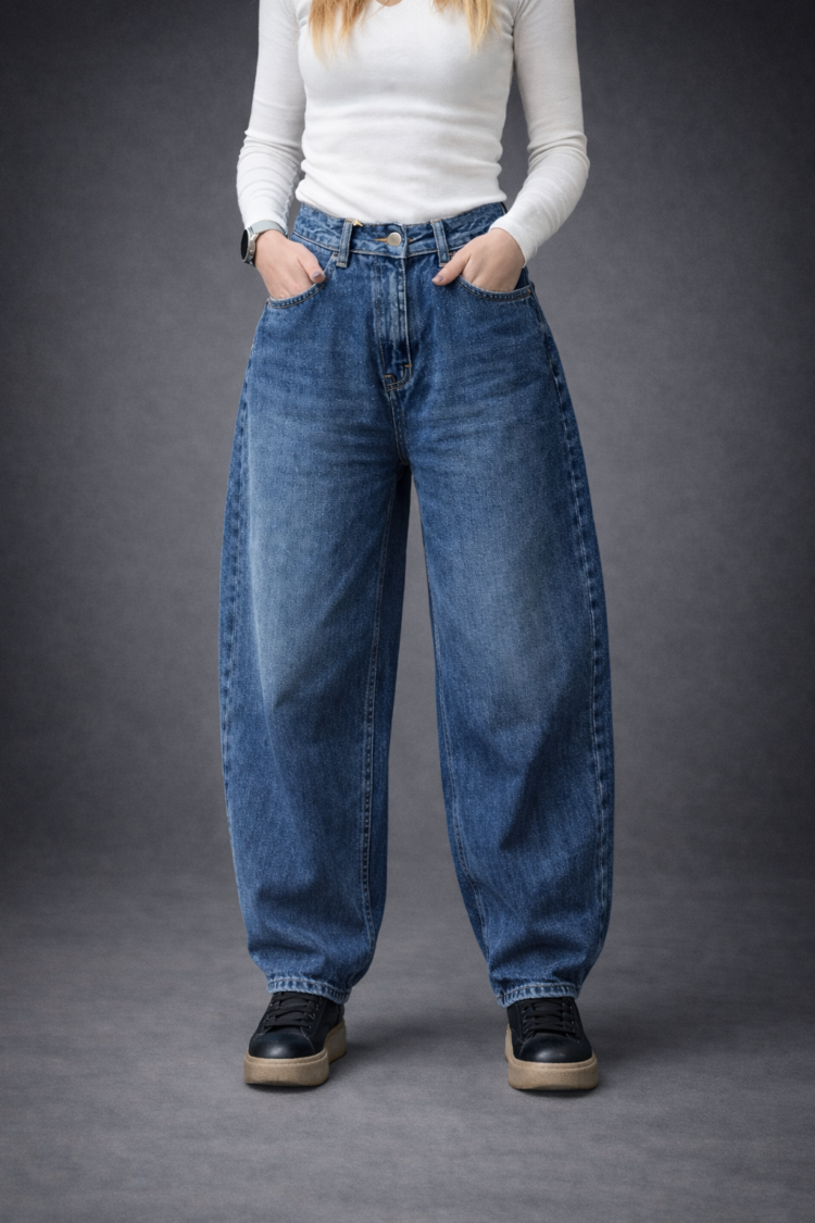 M'Sara Balloon-Fit Jeans