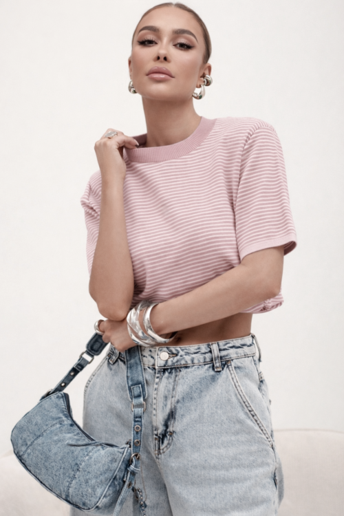 Marko Azure Powder Sweater