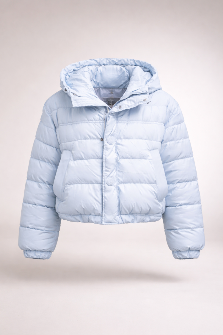 Puffer Jacket Light Blue - Image 4