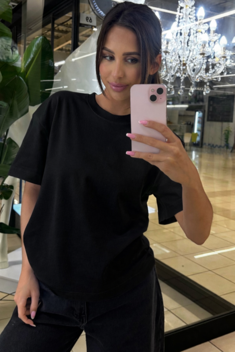 EMO Women's basic T-shirt Black