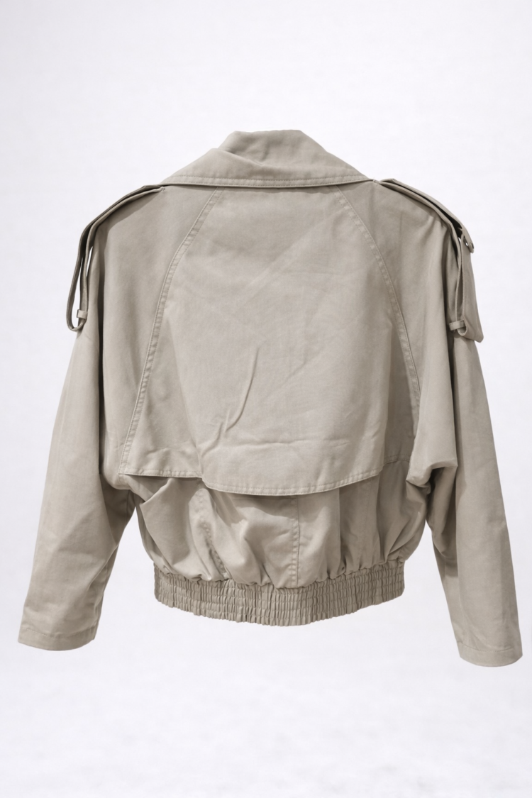 Trench Jacket Khaki - Image 3