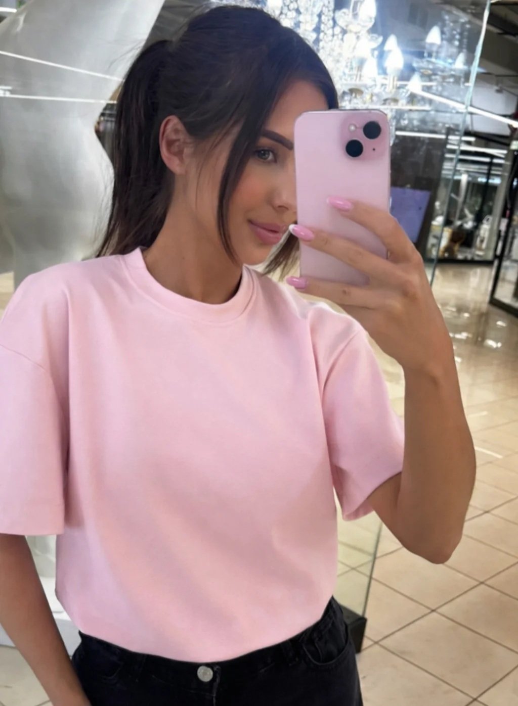 EMO Women’s basic T-shirt Pink