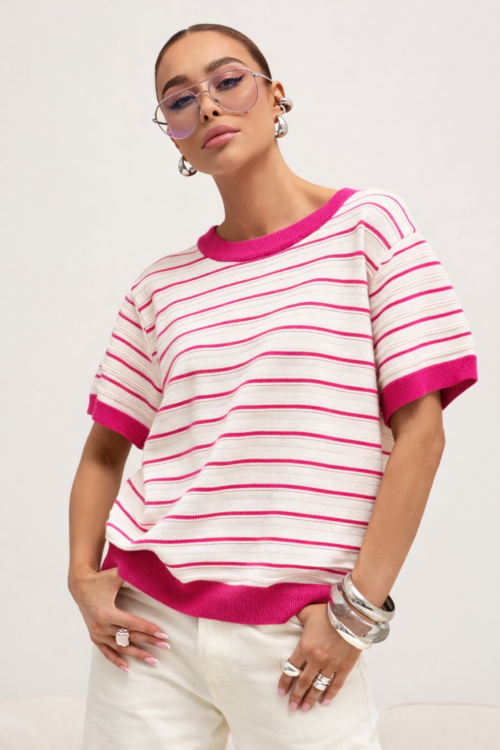 COCOMORE Harvey sweater fuchsia