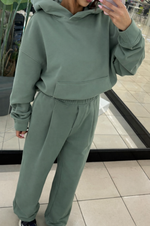 Oversized Tracksuit Set Sage