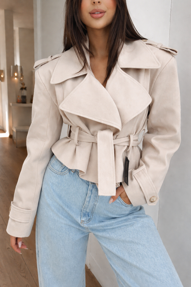 Short Coat Beige