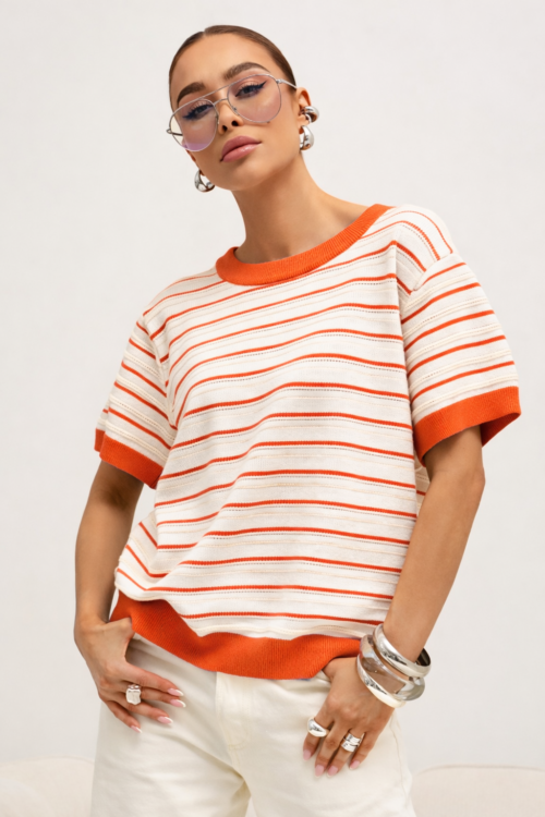 COCOMORE Harvey sweater orange