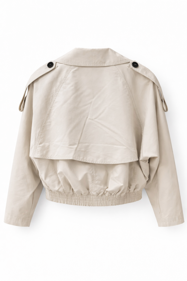 Trench Jacket Beige - Image 2
