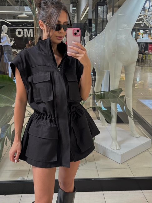 EMO Jeans jacket Black - Image 3