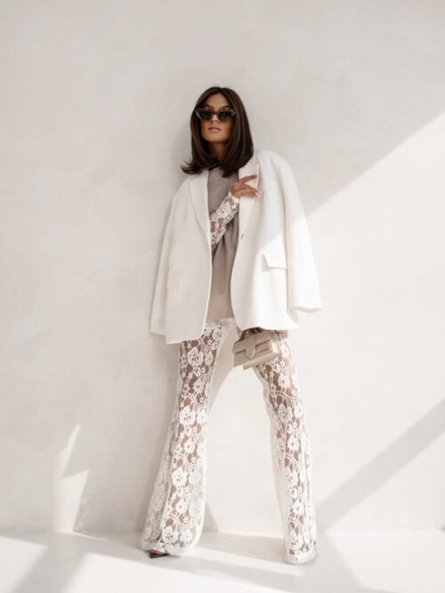 Stunning Albion Trousers Ecru