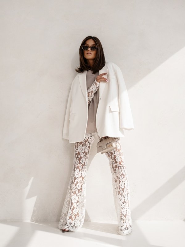 Stunning Albion Trousers Ecru