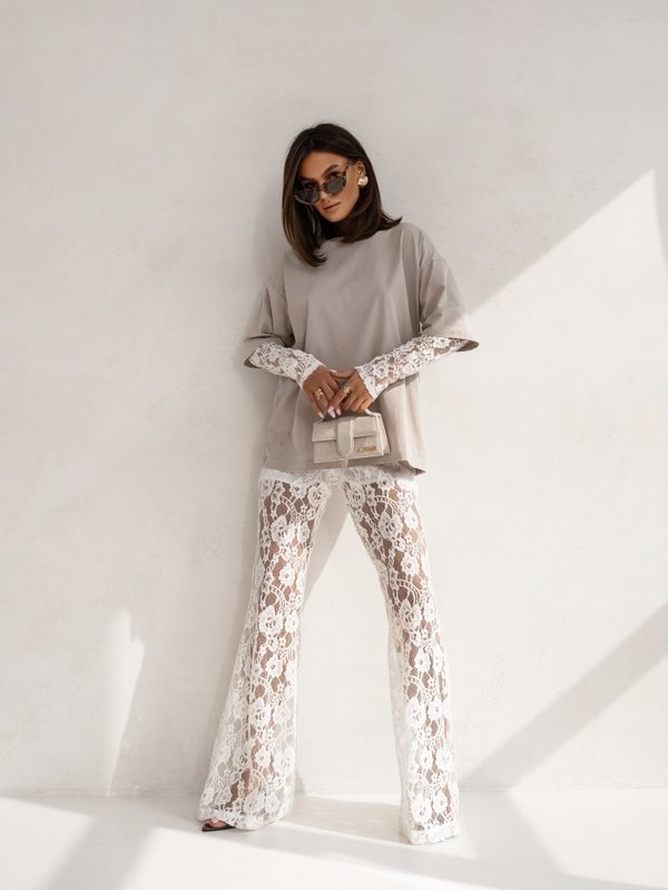 Stunning Albion Trousers Ecru - Image 4