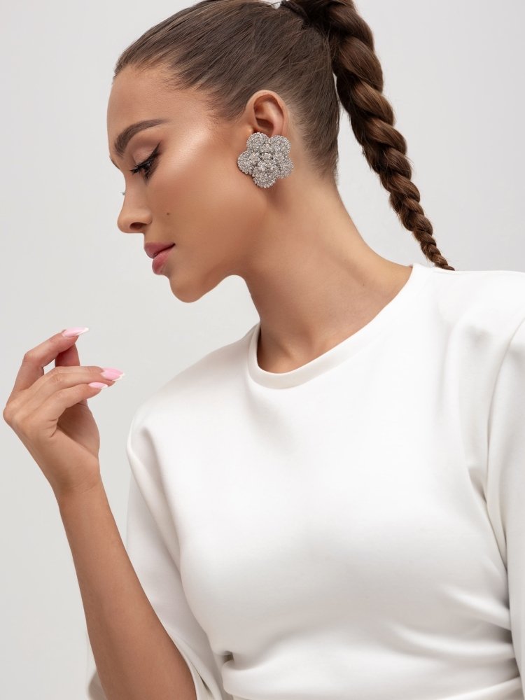 Carrie Knit Dress Ecru - Image 2