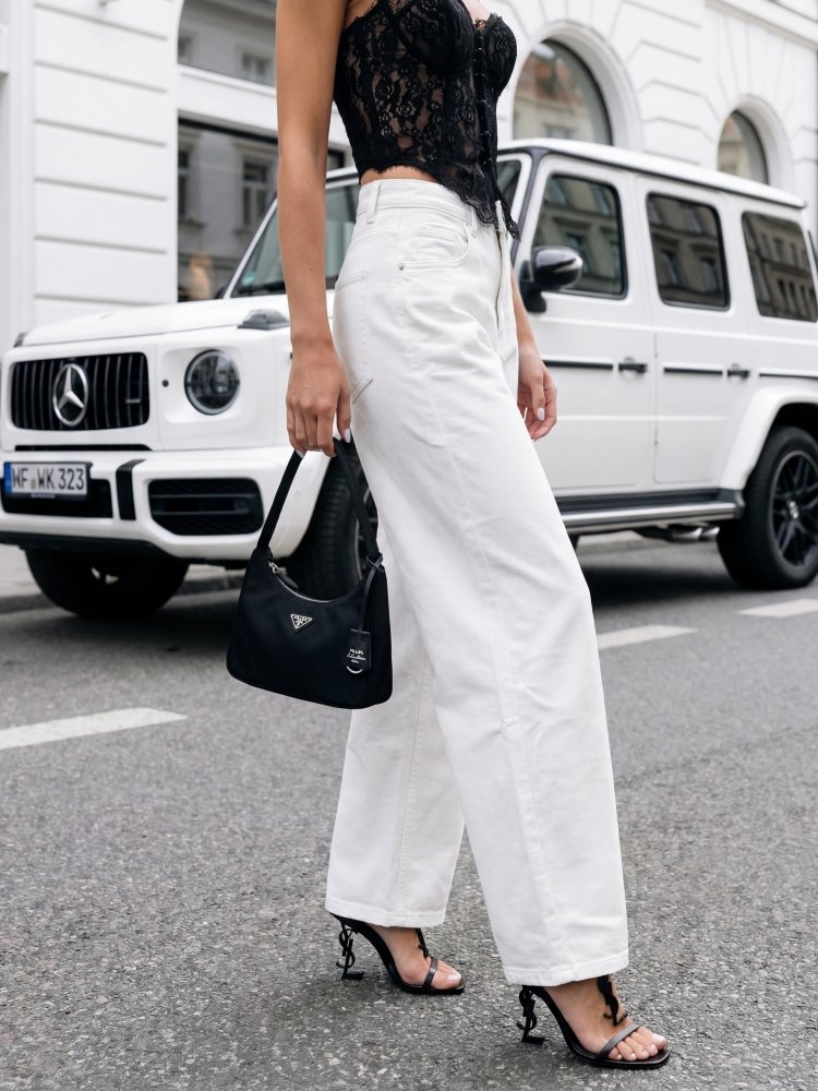 Cocomore Barrel Jeans White - Image 3