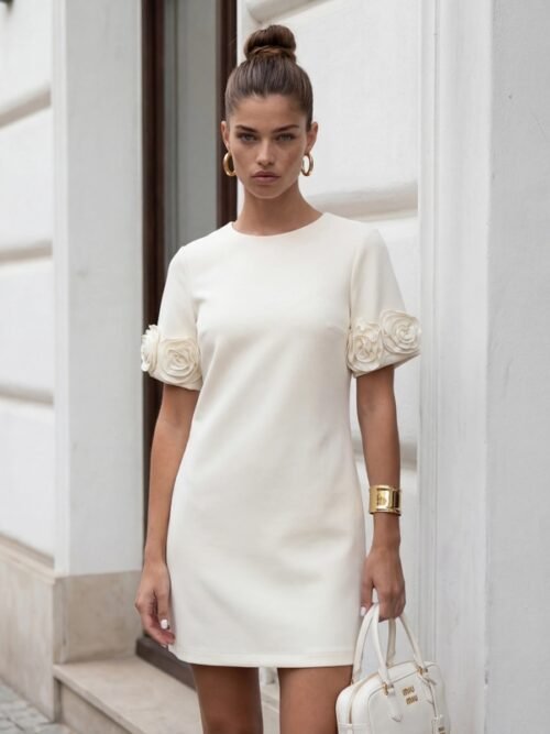 Seraphine Mini Dress Ecru