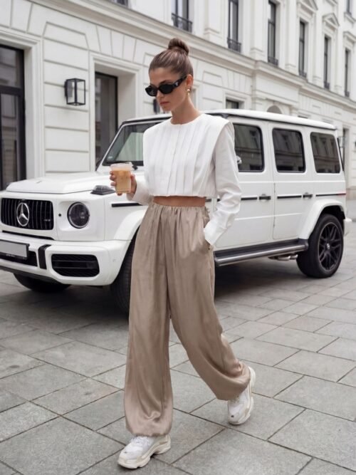 Bradys Trousers Dark Beige