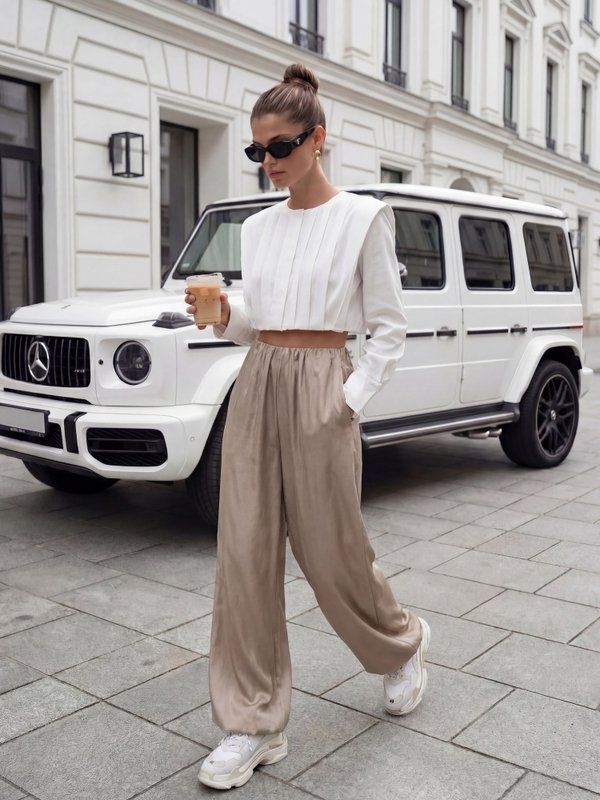 Bradys Trousers Dark Beige