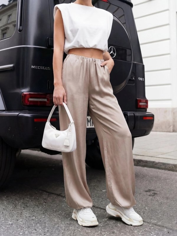 Bradys Trousers Dark Beige - Image 3