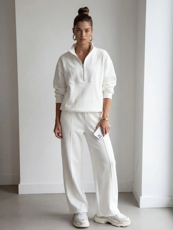 Danos Sweatshirt Ecru - Image 2