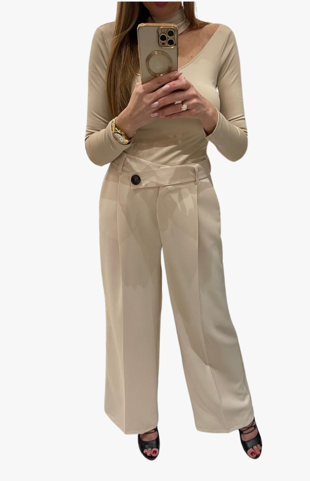 Elegant High-Waist Trousers