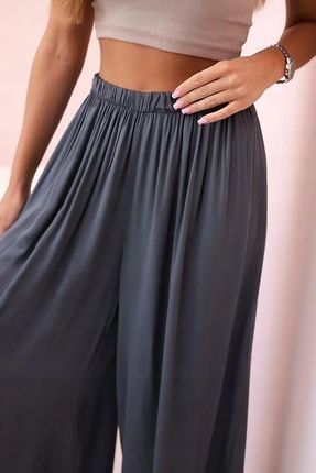 Flowy Wide-Leg Trousers - Image 7