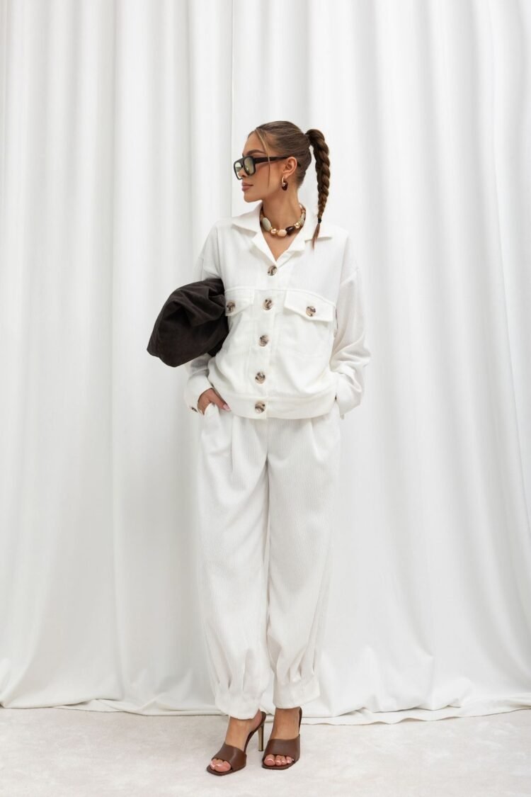 Georgia white Jacket - Image 4