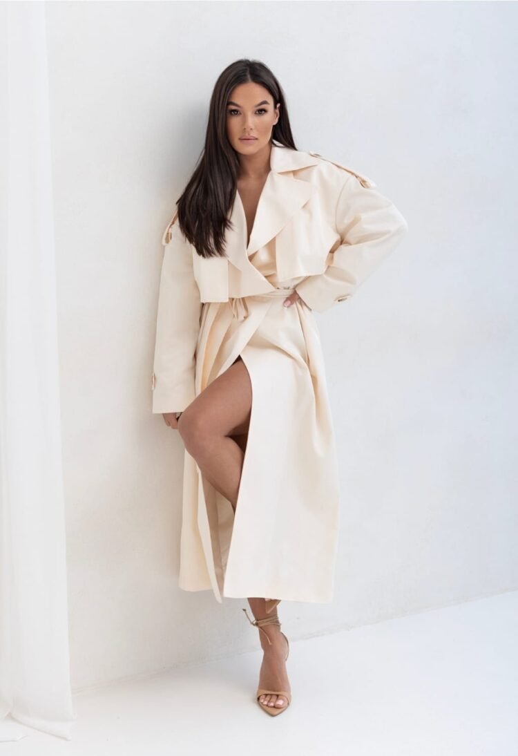 INES Trench Coat Vanilla