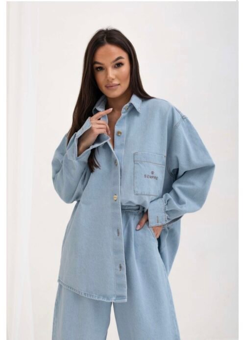 JEANS Baby blue shirt