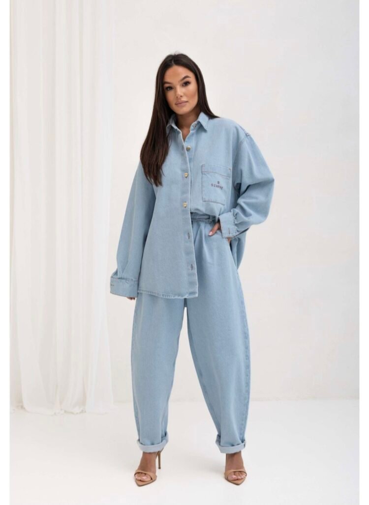 JEANS Baby blue shirt - Image 3