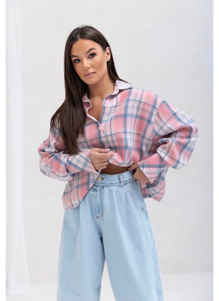 AVA Pink and blue shirt