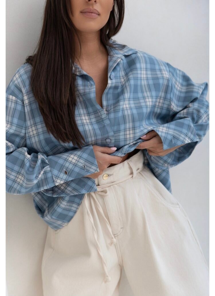 AVA shirt Blue - Image 4