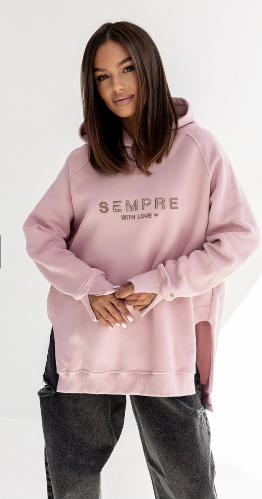 Sweatshirt RUBY Powder pink