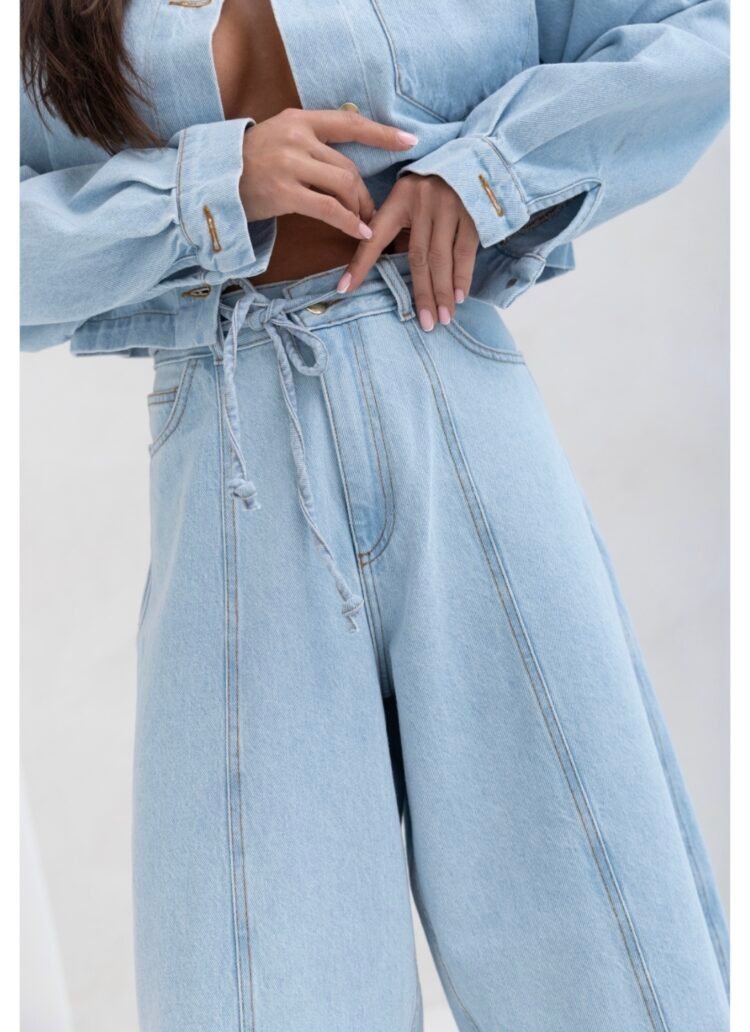 JEANS TORI Baby blue trousers - Image 3