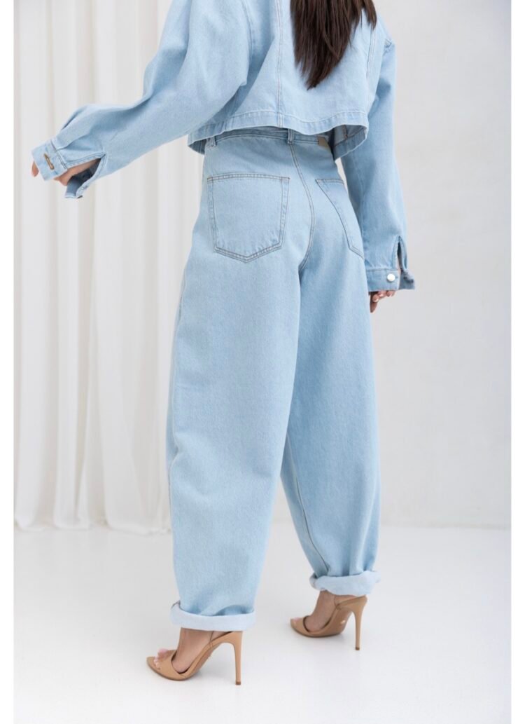 JEANS TORI Baby blue trousers - Image 4