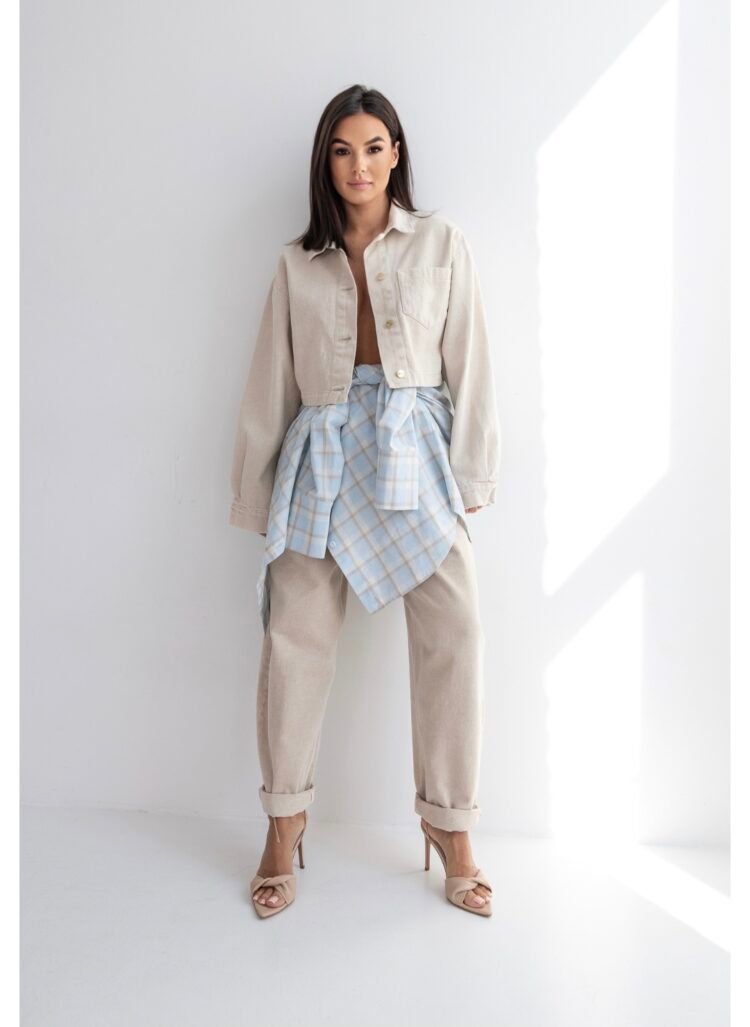 JEANS NICOLE light beige trousers - Image 5