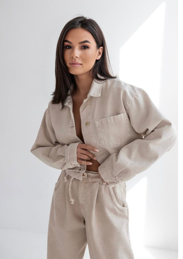 JEANS NICOLE light beige trousers - Image 6