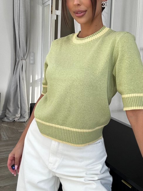 EMO Merino wool sweater Lime