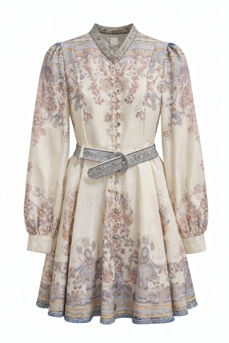 Elegant Vintage-Inspired Dress - Image 4