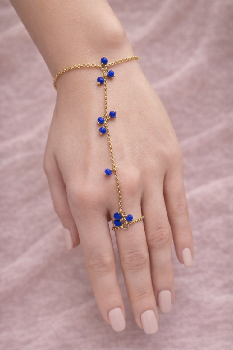 Hand Bracelet Blue