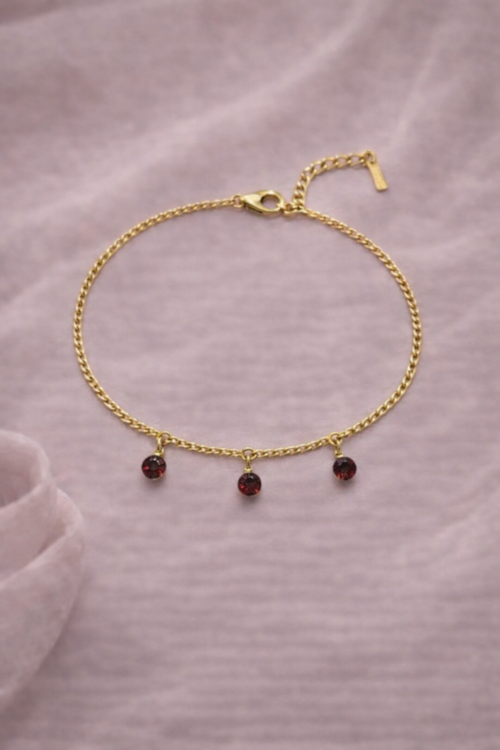 Delicate Bracelet Burgundy