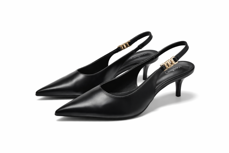 Elegant Slingback Heels Black - Image 3