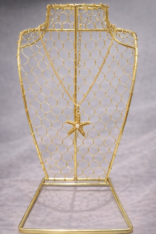 Starfish Necklace Gold